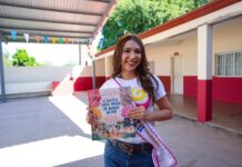 Andrea García, candidata a Reina del Carnaval apoya al colectivo Sensibilidad Latente en la comunidad de El Guayabo