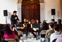 Alumnos del CMA conquistan el pórtico del Teatro Ángela Peralta