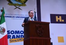 Anuncia el Rector que la Universidad iniciará la aplicación del curso “SanaMente Libre Mente: jóvenes por la paz y contra las adicciones”, proyecto presentado por la Presidenta Claudia Sheinbaum
