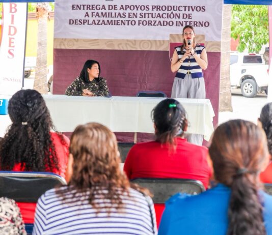 Sinaloa impulsa la entrega de apoyos productivos a personas en situación de desplazamiento en Choix