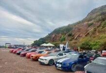 Mazatlán recibe a cientos de exponentes y amantes de vehículos Mustang de todo el país