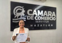 Francisca Cázarez Oliveros es ratificada como presidenta de la Canaco Mazatlán, para el Período 2026 – 2027