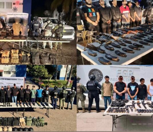 Detienen a 2,169 presuntos delincuentes y el aseguramiento de miles de armas, artefactos explosivos y más de un millón de municiones durante 2025