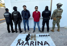 Personal de la Armada de México en coordinación interinstitucional detiene a presunto líder de organización delictiva en el estado de Sinaloa