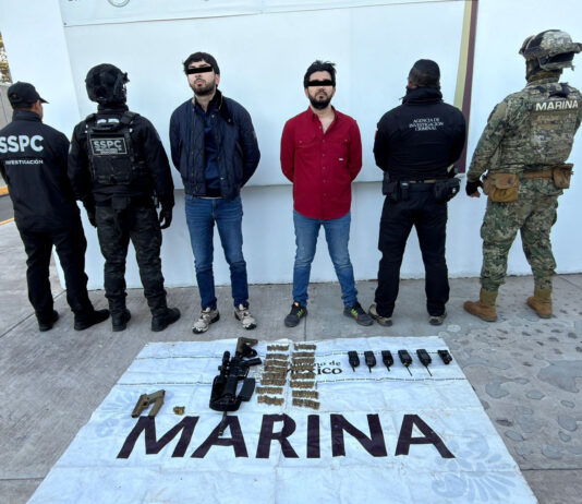 Personal de la Armada de México en coordinación interinstitucional detiene a presunto líder de organización delictiva en el estado de Sinaloa