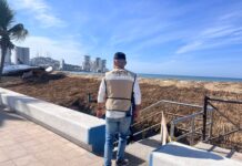 Supervisa Gobierno de Mazatlán accesos a la playa en el malecón