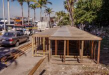 CULTURA comienza instalación de baños en la zona carnavalera