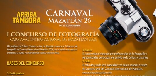 “Arriba la Tambora en una Imagen. Vive y captura el Carnaval Internacional de Mazatlán 2026”