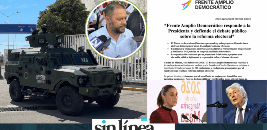 Sinaloa y Mazatlán, Calientes. Contra la Reforma Electoral. México-EU, el Agua