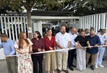 Lunes Cívico llega al Jardín de Niños “Zoraida Pineda” con entrega de barda perimetral