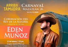 Este jueves gran coronación de Javier Osuna “El chiras”, al ritmo de Edén Muñoz