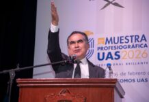 El Rector Jesús Madueña pone en marcha la XX Muestra Profesiográfica UAS 2026