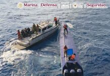 Aseguran Toneladas de Cocaína en Sumergible, hay tres detenidos