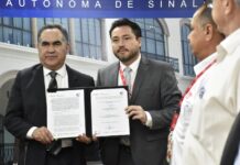 El Rector Jesús Madueña y el INFONAVIT firman convenio de regularización, para garantizar el derecho a la vivienda de los trabajadores universitarios