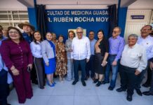 Inaugura el gobernador Rocha Moya la Facultad de Medicina de la UAS en Guasave