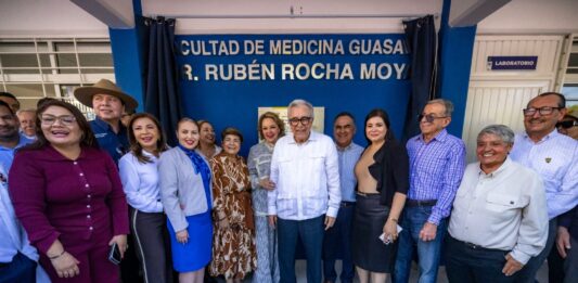 Inaugura el gobernador Rocha Moya la Facultad de Medicina de la UAS en Guasave