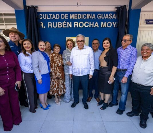 Inaugura el gobernador Rocha Moya la Facultad de Medicina de la UAS en Guasave