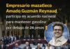Empresario mazatleco Amado Guzmán Reynaud se suma a acuerdo nacional para mantener gasolina por debajo de 24 pesos