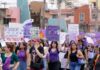 Con consignas y protestas, mujeres de Mazatlán participan en marcha del Día Internacional de la Mujer