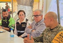 Gobernador Rocha visita nuevamente mina Santa Fe en Rosario, en apoyo a labores de rescate de los mineros