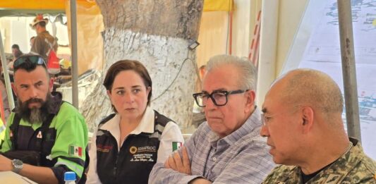 Gobernador Rocha visita nuevamente mina Santa Fe en Rosario, en apoyo a labores de rescate de los mineros