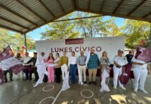 Con arranque de obra celebran el programa Lunes Cívico en el Jardín de Niños “Agustín Yáñez”