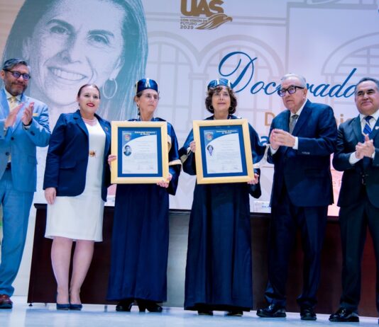La UAS entrega el Doctorado Honoris Causa a las doctoras Annie Pardo Cemo y Rosaura Ruiz Gutiérrez, honrando la trayectoria y el compromiso social de dos pilares de la ciencia en México