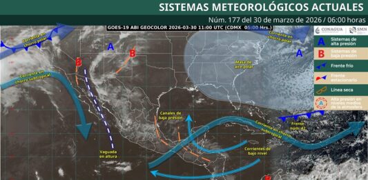 Se pronostican lluvias fuertes en 19 estados del país