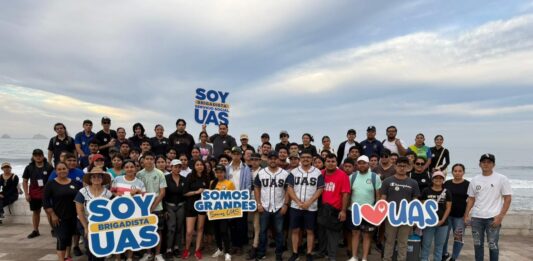 Encabeza la UAS Jornada Nacional de Tequios por la Tierra con limpieza masiva de playas en la Unidad Regional Sur