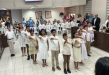 Rinden protesta integrantes del Cabildo Infantil Mazatlán 2026
