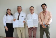 Firman convenio de colaboración UTEsc y Confíe. Se presenta propuesta sobre inducción floral del mango.