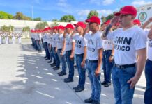 Realiza SEMAR toma de protesta y Jura de Bandera de Marineros del Servicio Militar Nacional