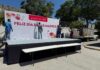Con tarimas, clavos y vallas preparan escenario para una gran celebración en la 12 de Mayo