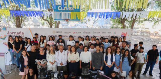 Desde la colonia Lázaro Cárdenas, Sinaloa se enlaza con la Presidenta Claudia Sheinbaum durante la Jornada Nacional de Lectura