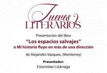 El escritor Alejandro Vázquez presentará su libro “Los espacios salvajes” este Jueves Literario