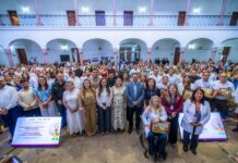 Entrega gobernadora Yeraldine kits de estimulación temprana para la prueba EDI al sector salud