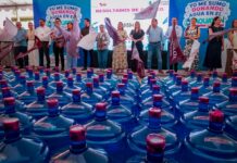 Gobernadora Yeraldine encabeza arranque del Aquatón 2026, en apoyo a familias sinaloenses