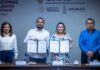 Gobernadora Yeraldine firmó convenio con la Universidad Nacional Rosario Castellanos