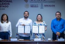 Gobernadora Yeraldine firmó convenio con la Universidad Nacional Rosario Castellanos