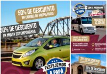 ¡Solo hoy y mañana! Aprovecha los beneficios de “Festejemos a Papá” y “Ponte al Corriente» para transportistas