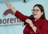 La senadora con licencia dijo tener plena confianza en que va a mantenerse al frente en las encuestas, de cara a este importante nombramiento de Morena