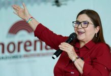 La senadora con licencia dijo tener plena confianza en que va a mantenerse al frente en las encuestas, de cara a este importante nombramiento de Morena