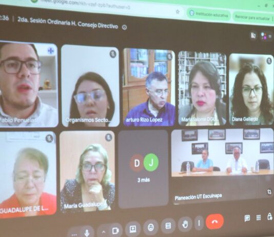 Presenta UTEsc ante su Consejo Directivo, primer informe trimestral de 2026.