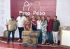 Entregan 175 apoyos del Programa Peso a Peso del Bienestar en Villa Unión