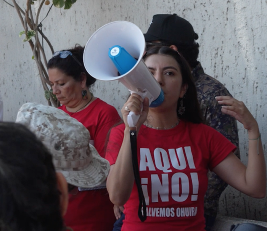Manifestantes Contra la Instalación de la Planta de Amoniaco en Ouira Entregan Denuncia Ambiental en Semarnat Mazatlán