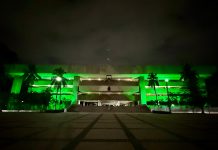 Palacio de Gobierno se iluminan de verde en apoyo a la donación de órganos