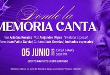 “Donde la memoria canta” llega a su emotivo concierto de clausura en Casa Haas