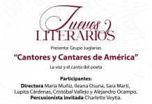 Este jueves disfruté bellas melodías en “Cantores y Cantares de América” en Casa Haas