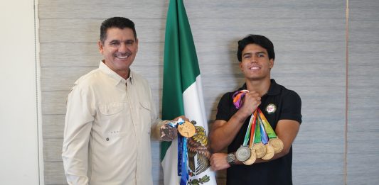 EL DIRECTOR GENERAL DEL ISDE RECIBE AARÓN IBARRA TRAS SU ÉXITO EN RÍO DE JANEIRO 2026.