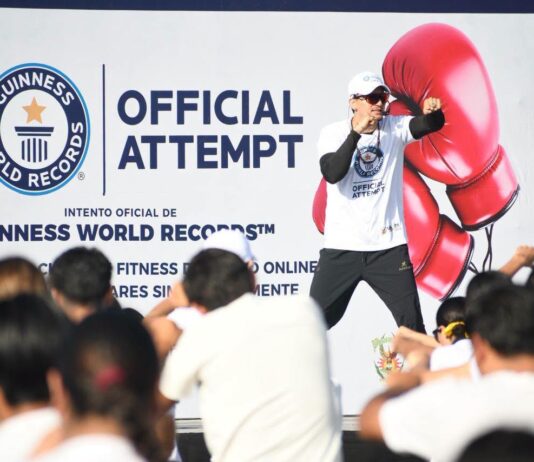 ¡La UAS y Marco Verde hacen historia! Mil universitarios se unen y logran el Guinness World Récord denominado la clase Fitness de Boxeo más grande en línea y múltiples sedes.